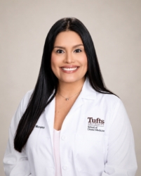 Peabody dentist Doctor Girandy Moreno smiling